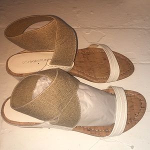 Donald J Pliner wedge sandals new